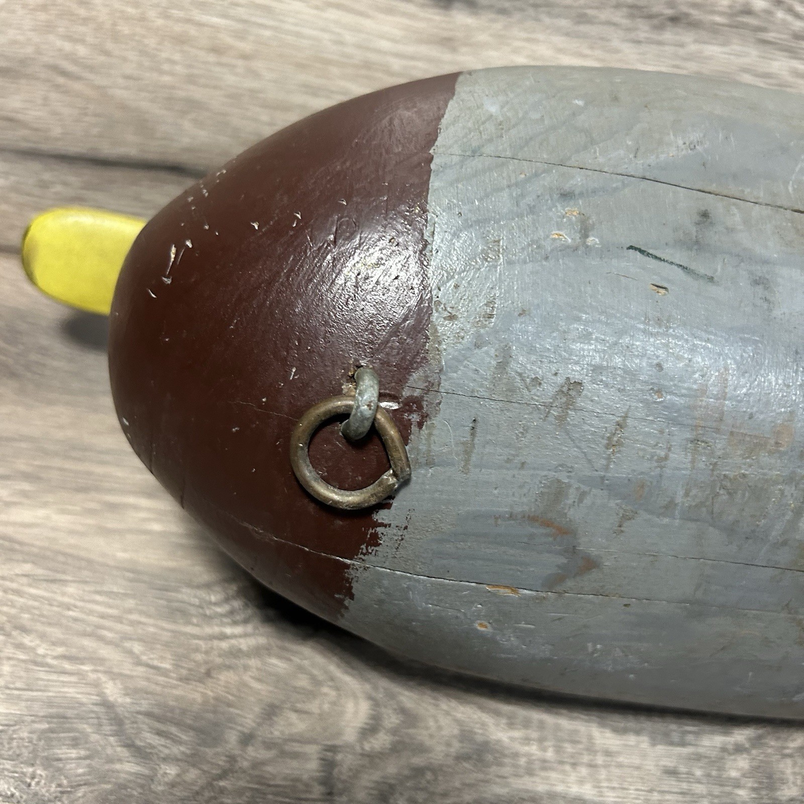Wooden Duck Decoy Hand Carved / Painted By Unknown Artist Vintage Mailand