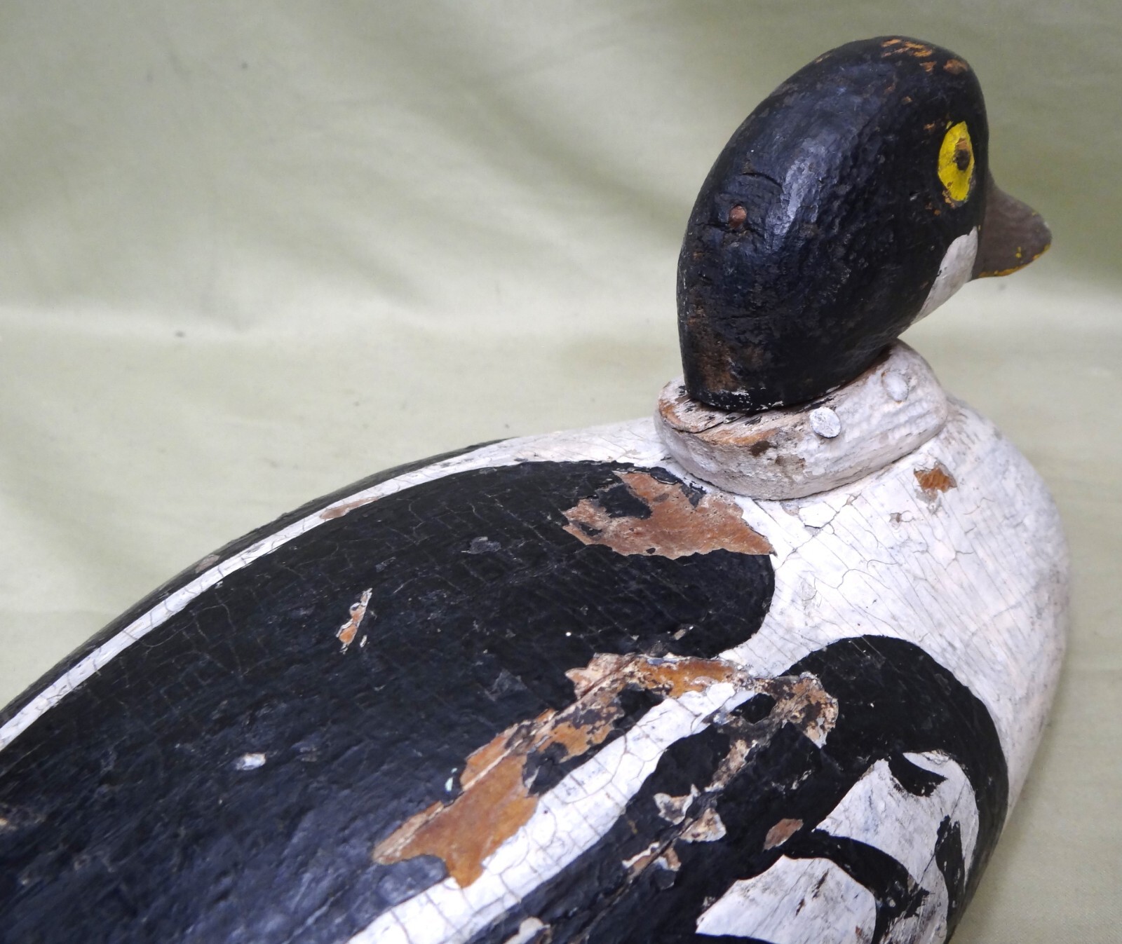 Old Working Goldeneye Drake, C. 1900