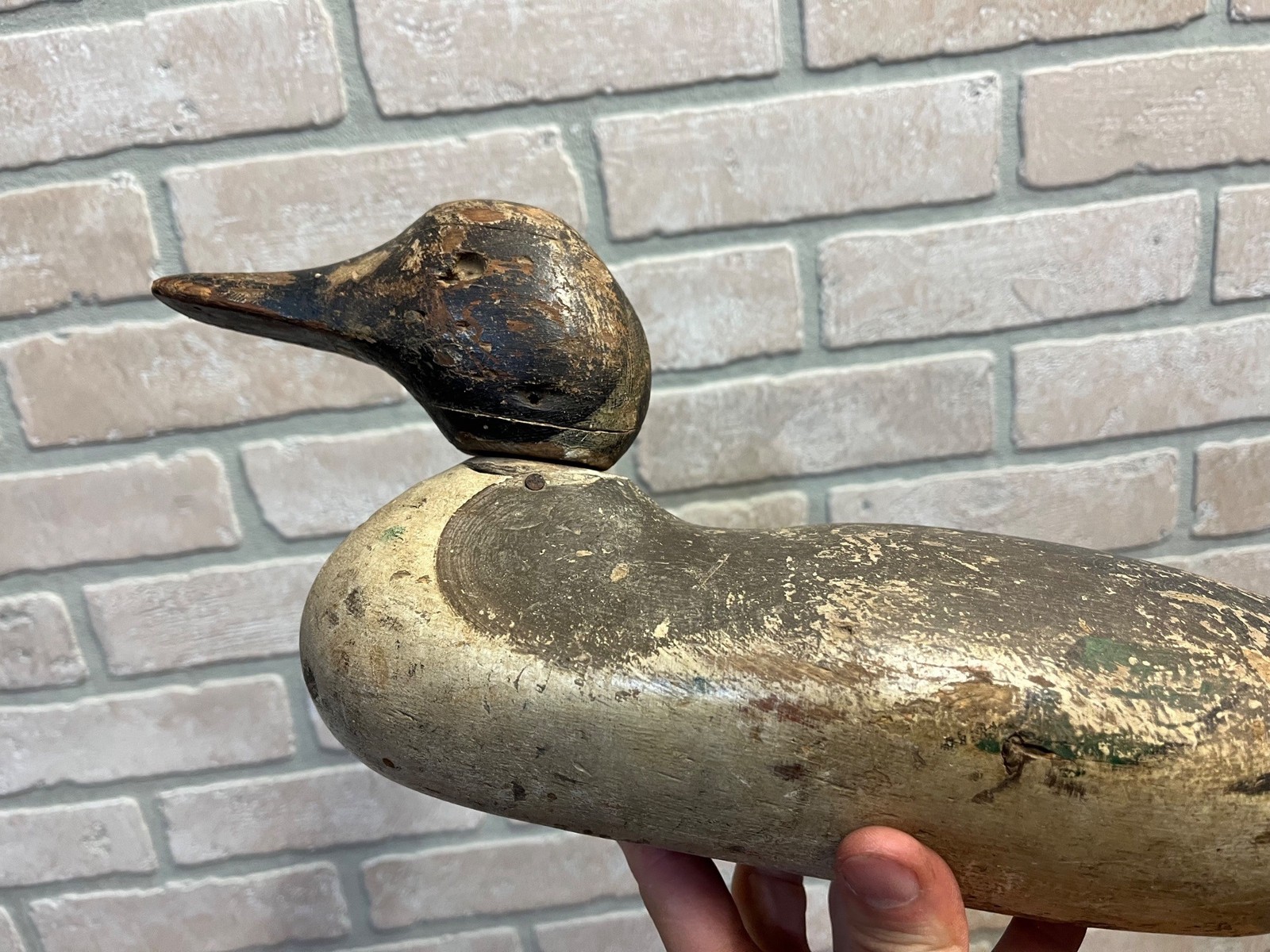 Vintage Mason Pintail Decoy Third Grade Original Paint Wooden Wood