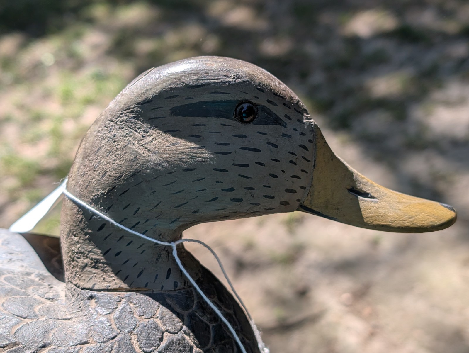 VINTAGE CARVED WOODEN HUNTING DUCK DECOY FOR SALE 182 Frank Cummings Harsons Isl