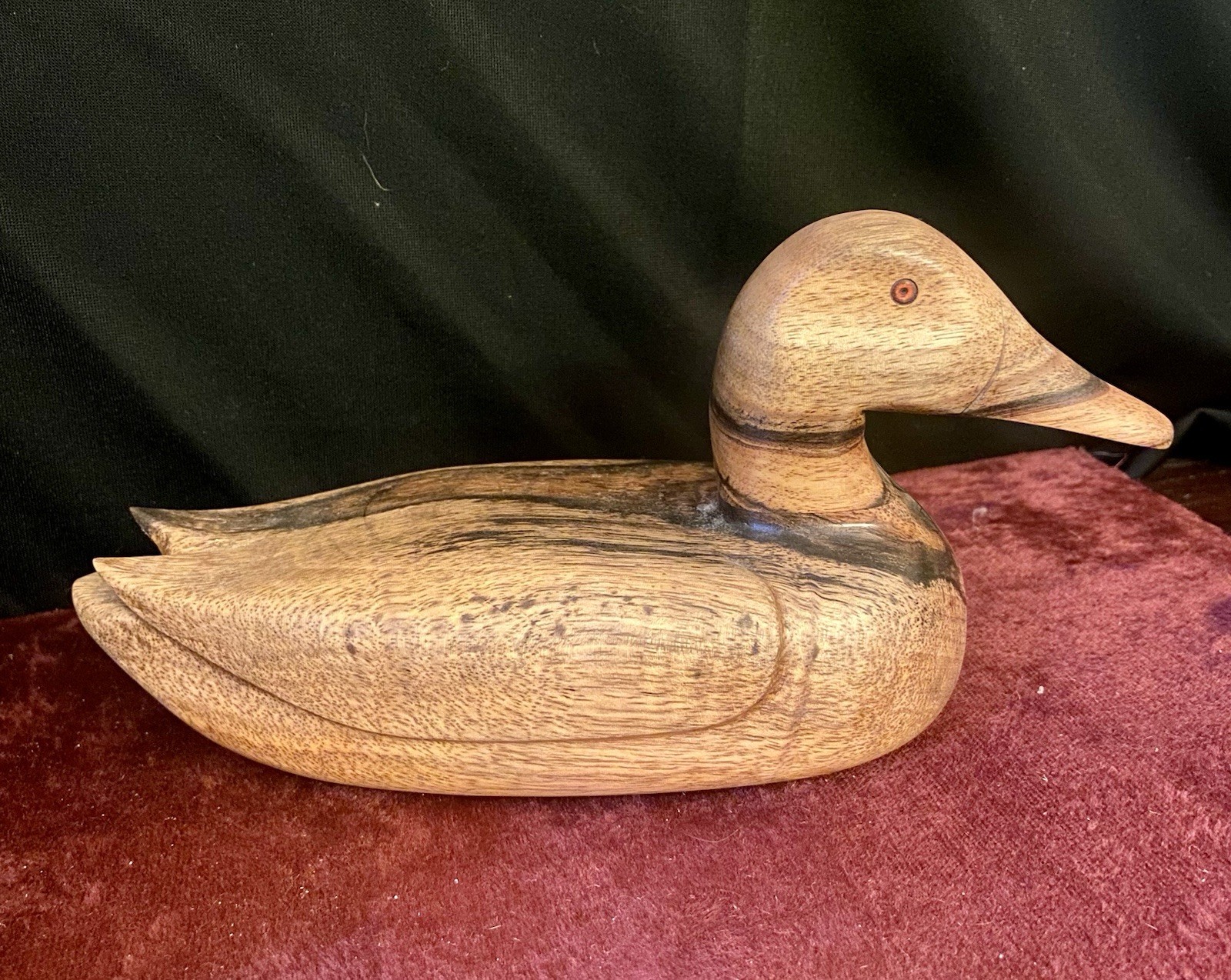 Bill Ford Duck Decoy Signed, Numbered, and Dated 1992 Hand Carved 8” Figure