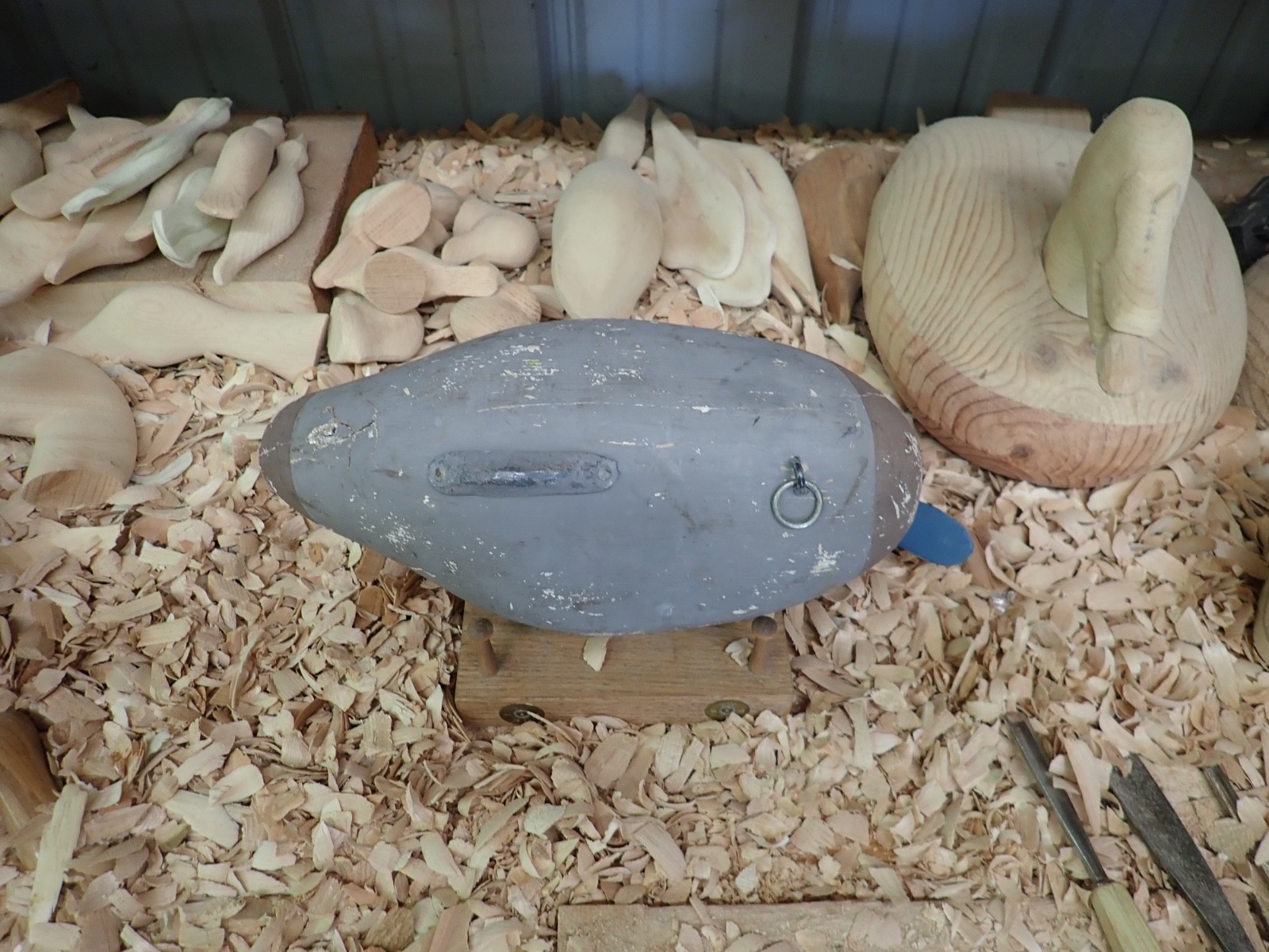 Capt. Harry Jobes Blue Bill Gunning Decoy
