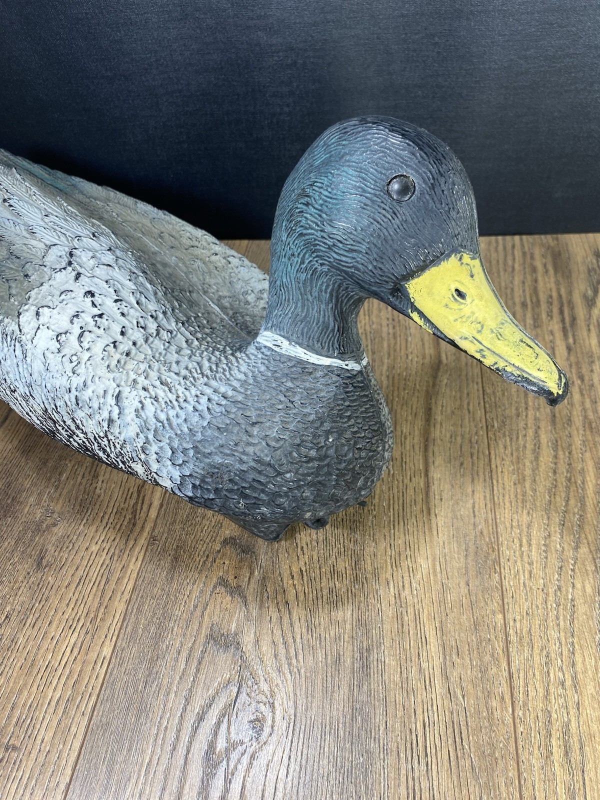 Carry-Lite Duck Decoy ~ Drake Mallard ~ Sport Plast ~ Made in Italy ~ Vintage