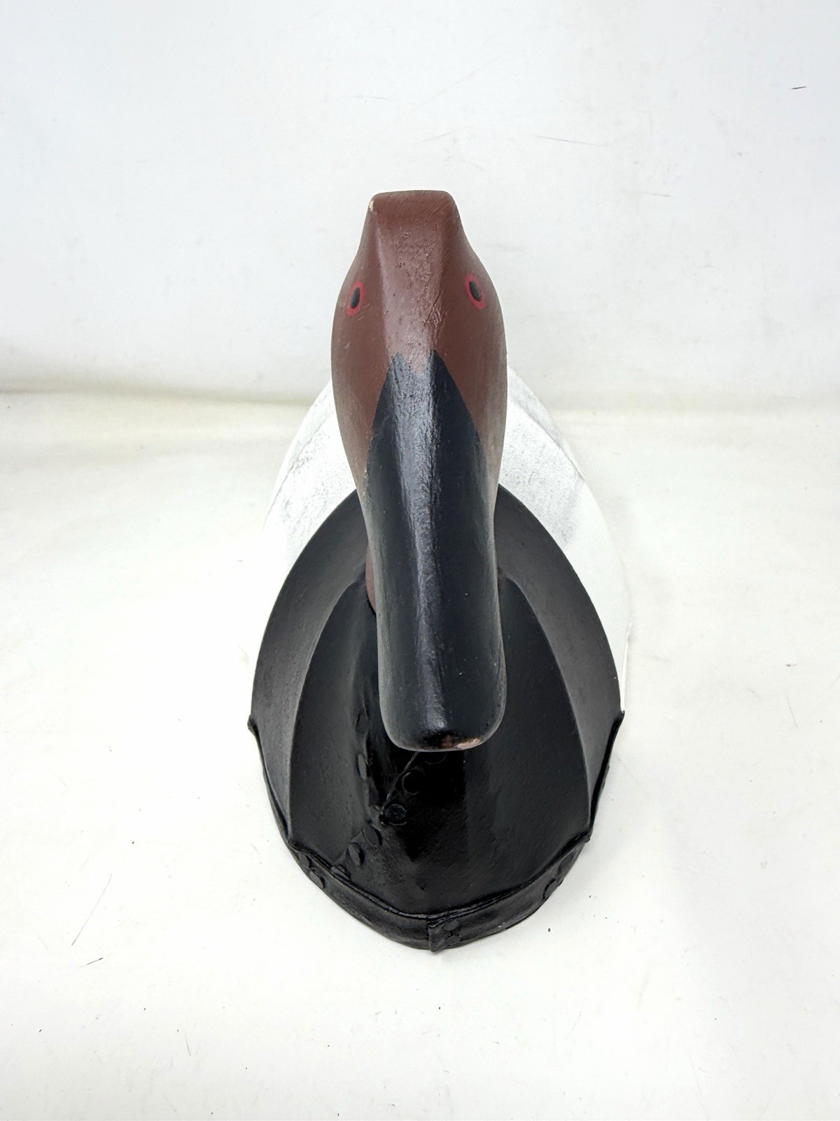 CANVASBACK DECOY WILLIAM MOSELEY NORTH CAROLINA DECOY CANVAS OVER WIRE FRAME