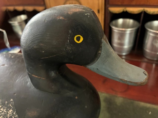 Vintage Bluebill Drake Decoy attributed to Charlie Bryan Middle River, Maryland