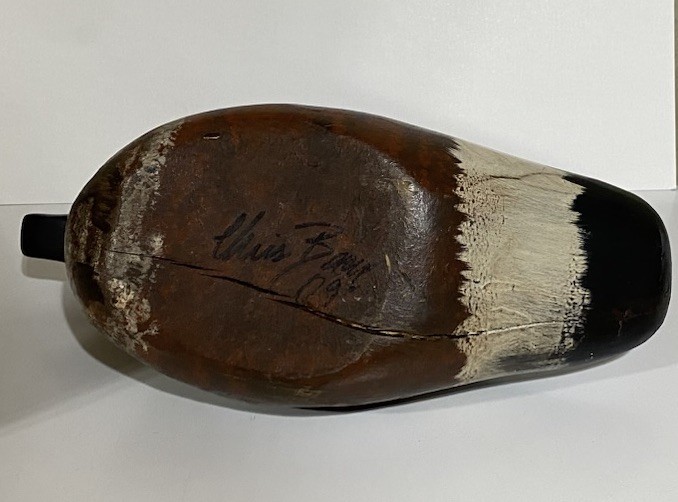 Chris Boone Wigeon Duck Decoy – Hand Signed & Painted 2009 Ducks Unlimited Delta