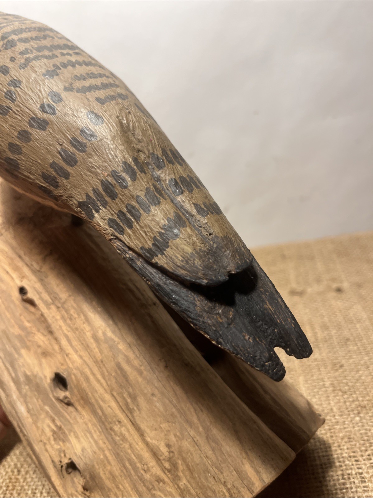 flicker woodpecker wall hanging mount decoy hand carved folk art