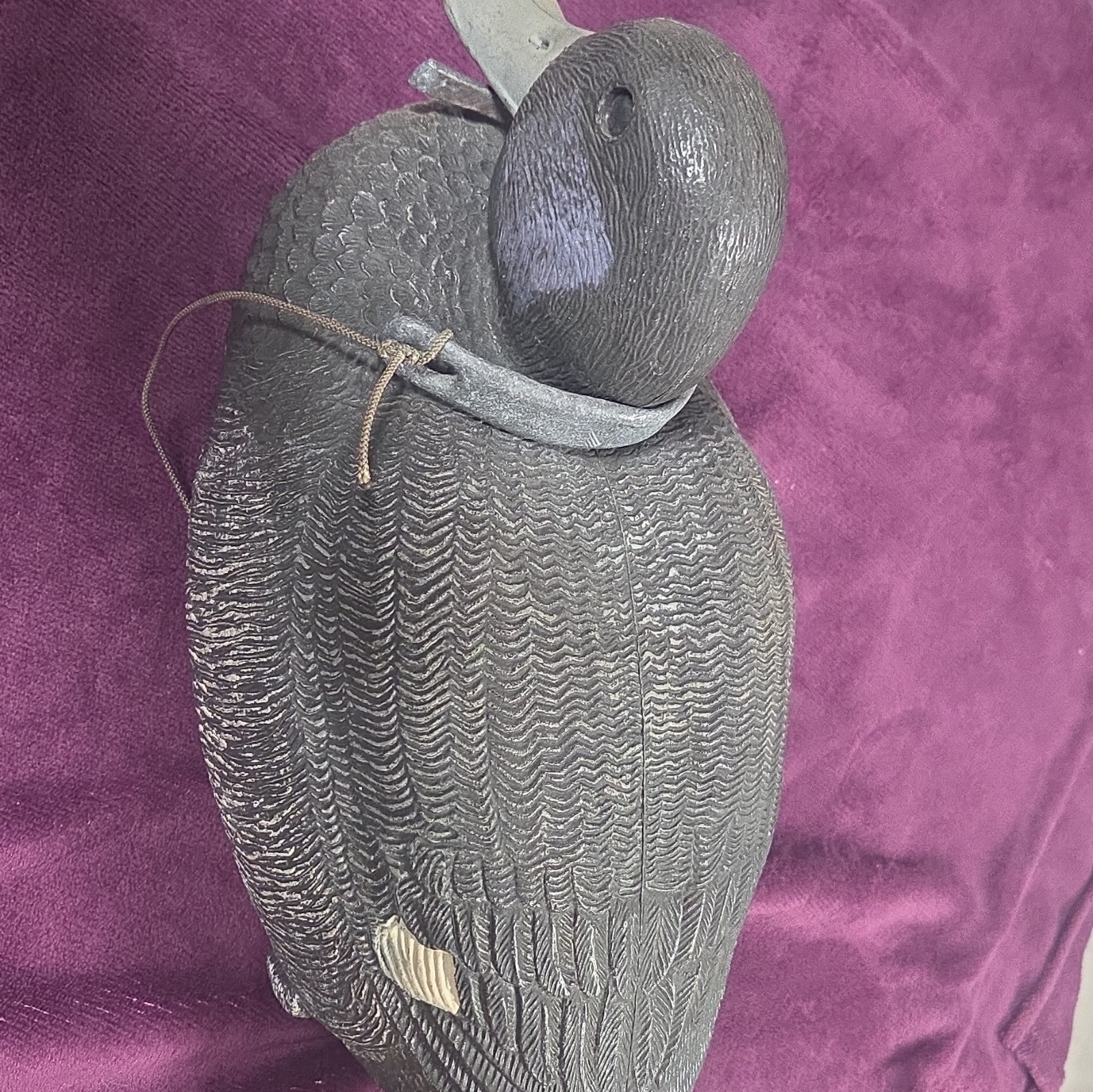 FLAMBEAU Blue Bill plastic Duck decoy Made In USA