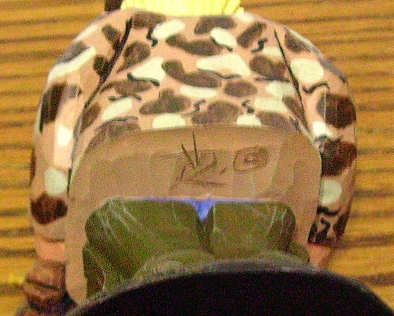 Old Fart Duck Hunter Figurine Camo with decoys