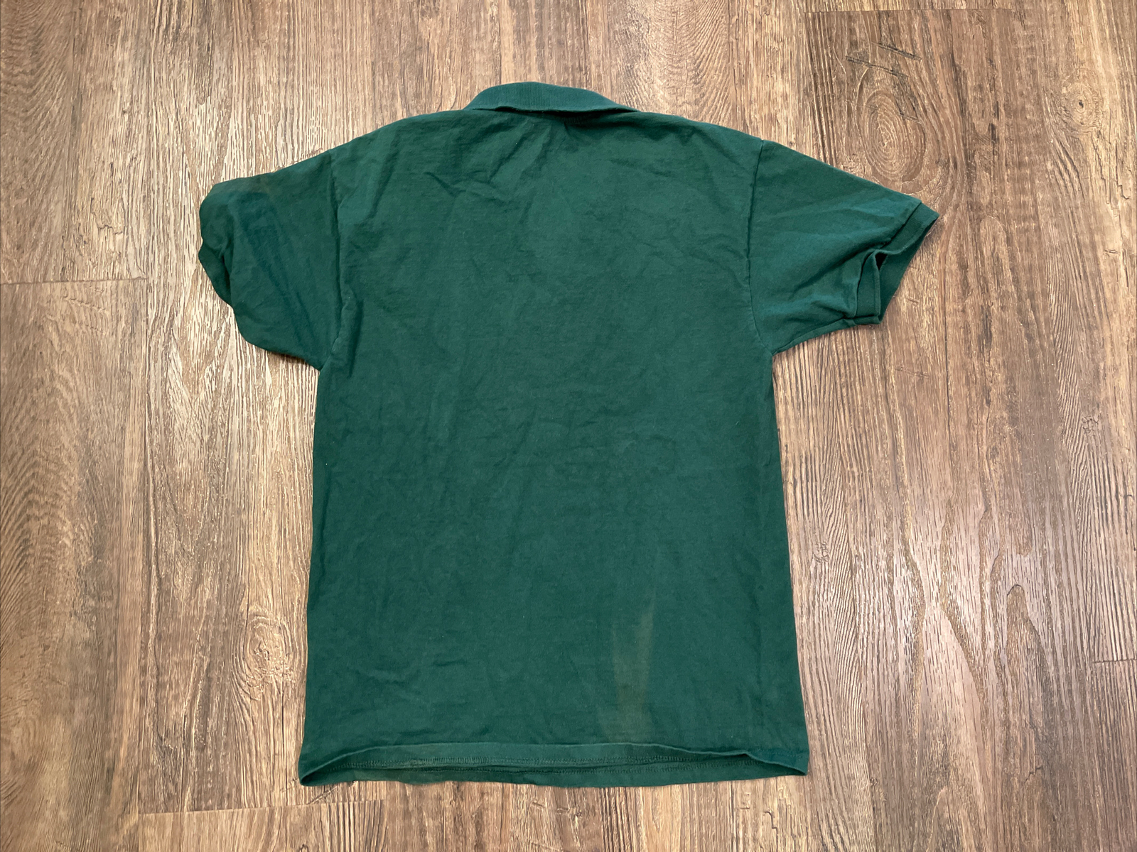 Vintage Joey Jobes Gunning Decoys Duck Hunting Polo Shirt Mens Medium Green Euc