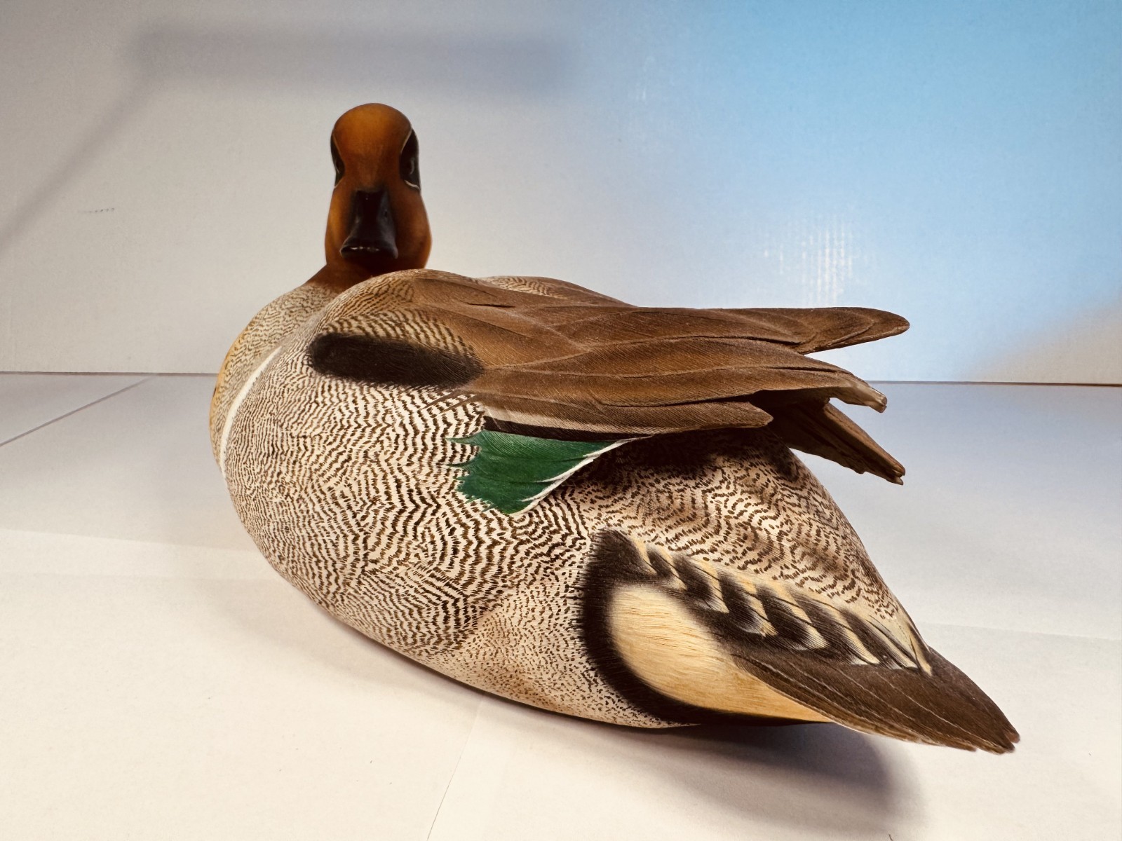 Full-Size Jett Brunet & Doug Adams Ducks Unlimited Green-Winged Teal Decoy