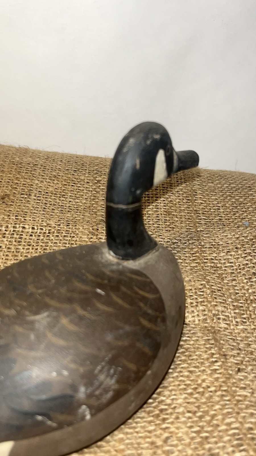 canada goose miniature decoy captain jess urie rock hall maryland