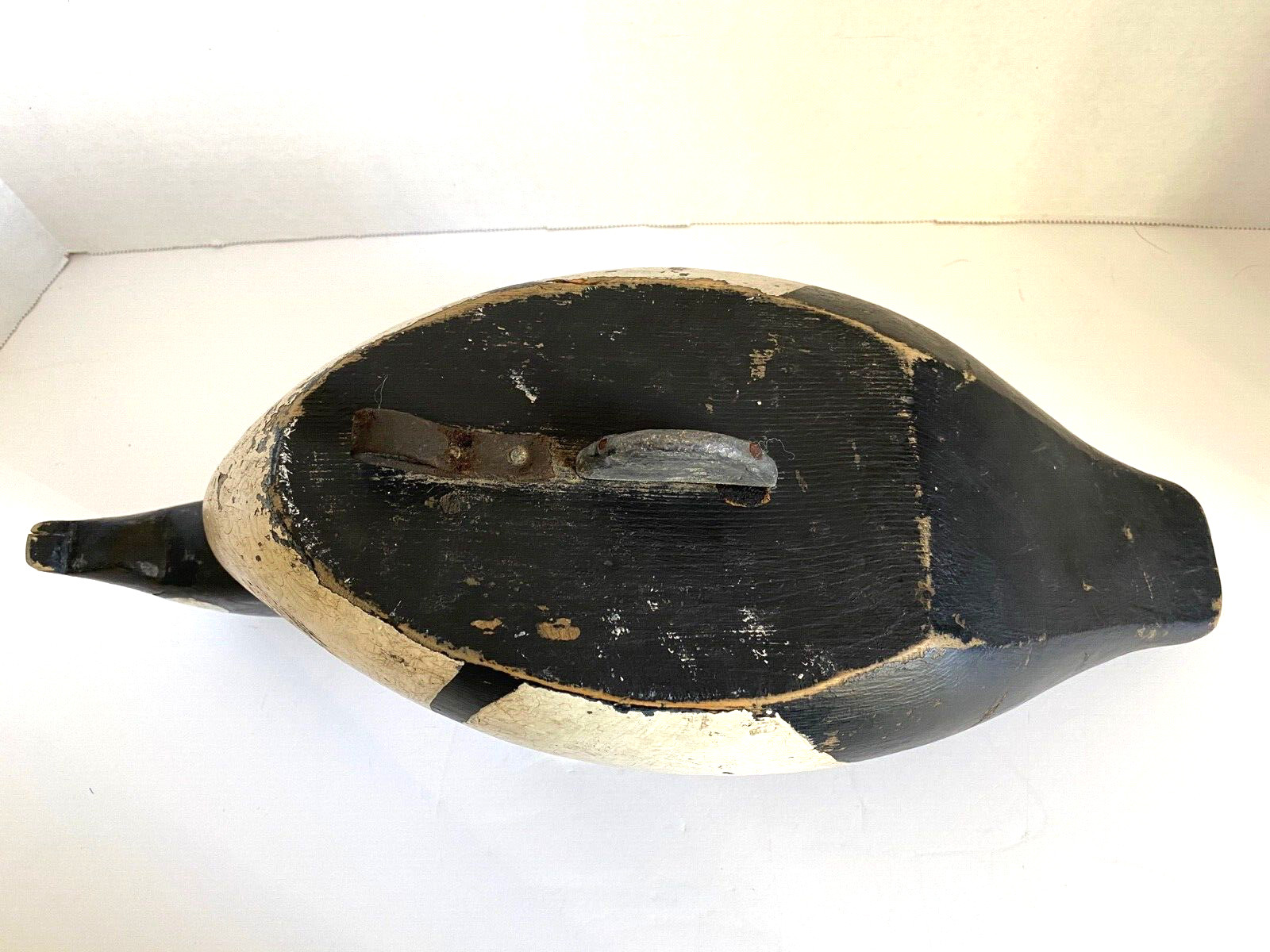 Carved Goldeneye Duck Decoy, Possibly Early Whitney, Unsigned, Weighted Keel.