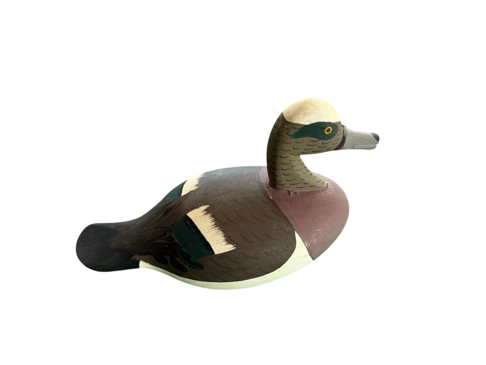 VTG Rock Hall MD Miniature Widgeon Original Paint Jess Urie Duck Decoy Wooden