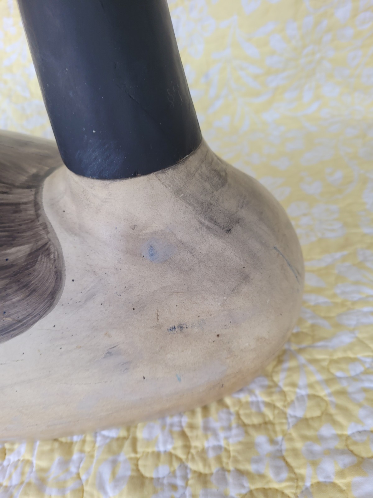Vintage Wood Canadian Goose Decoy Large 26″ Long 15″h Movable Head