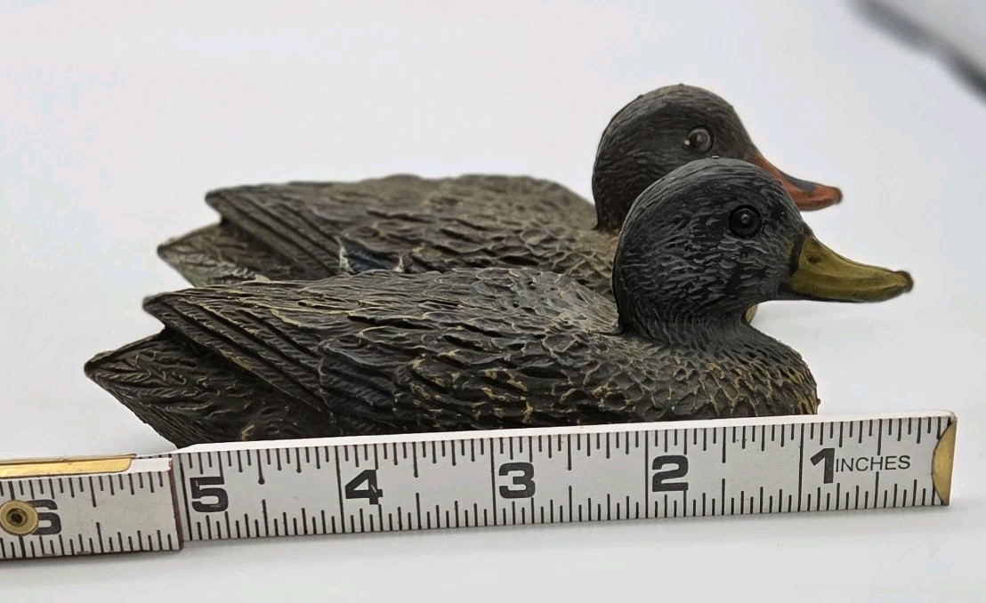 Sports Plast Plastic Small Duck Decoy Made in Italy 7”L x 2.5” High VTG Lot of 7