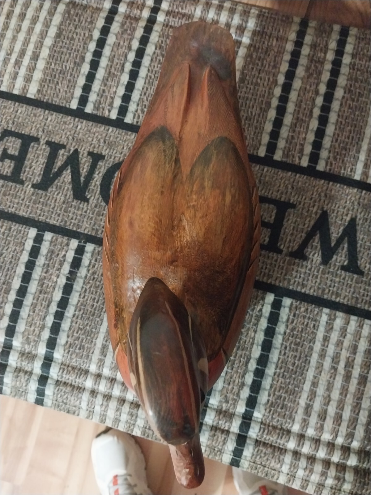 Vintage R.d Lewis Wood Duck Craving 7-6-1979 Super Nice Pre owned 13x8x6 G.eyes
