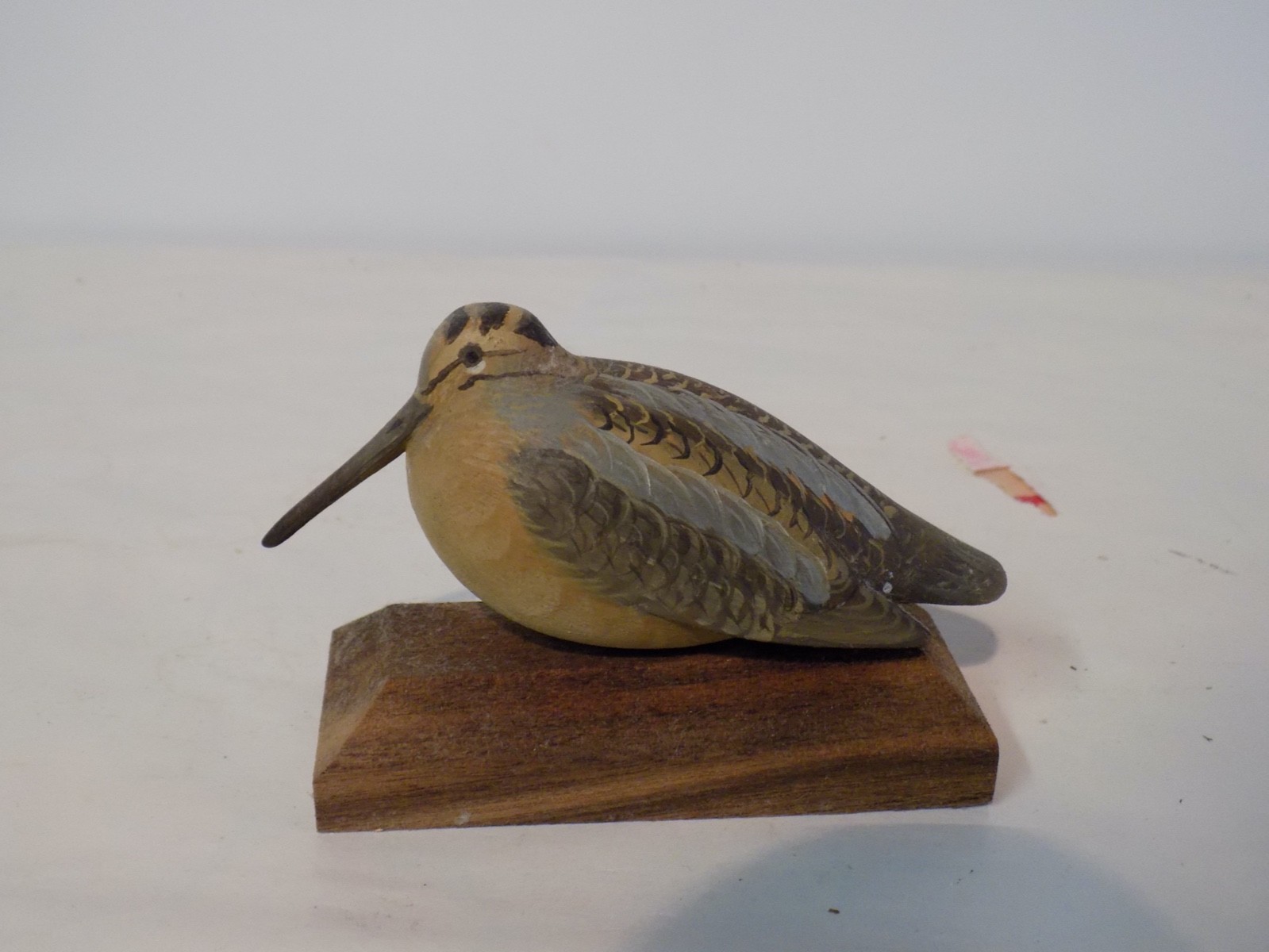 George Strunk Glendora NJ Miniature Woodcock on a base