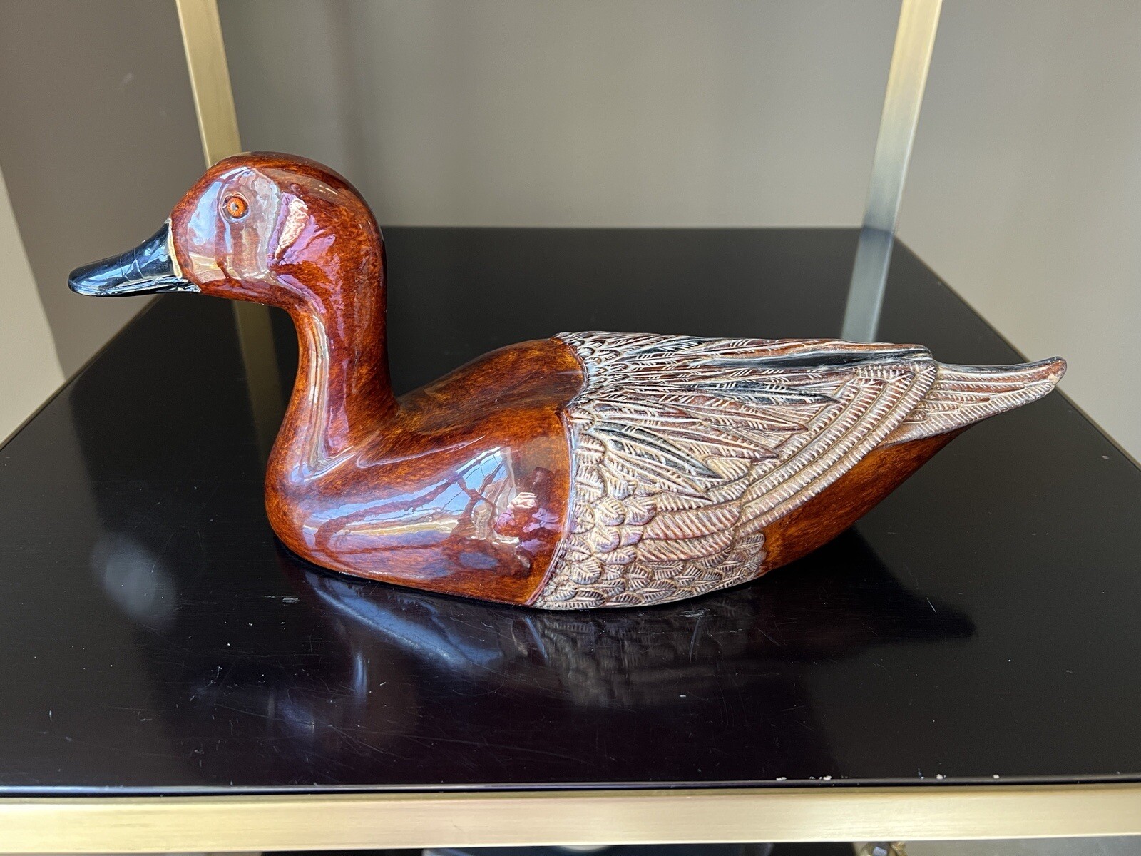 RARE Hand Made Duck Decoy France