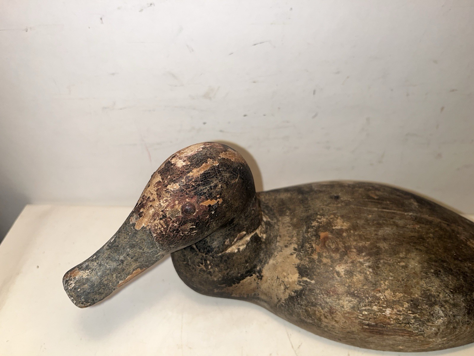 redhead drake duck decoy antique upper chesapeake maryland
