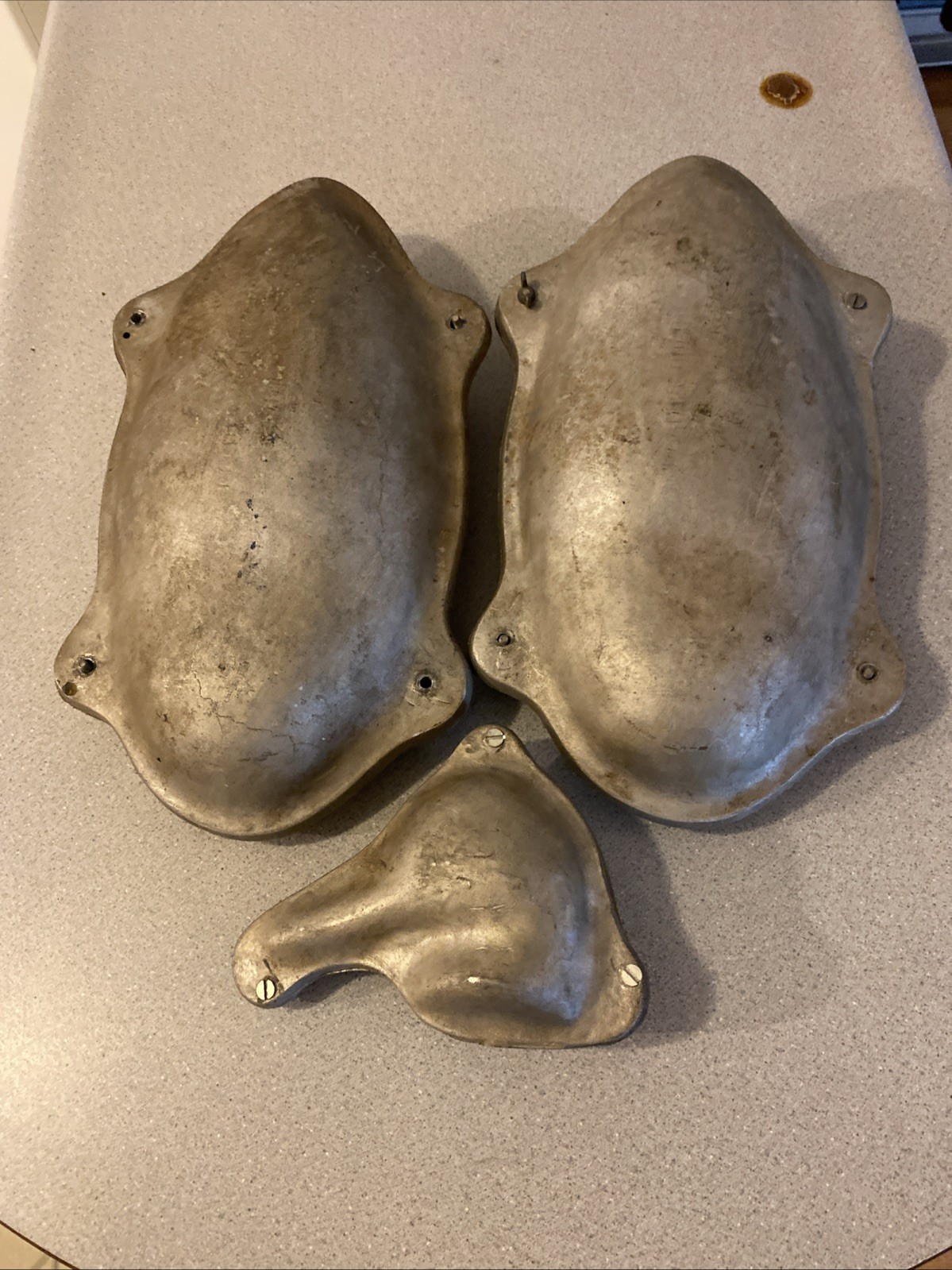 Vintage Cast Aluminum 3 Piece Duck Decoy Mold, Body & More,READ