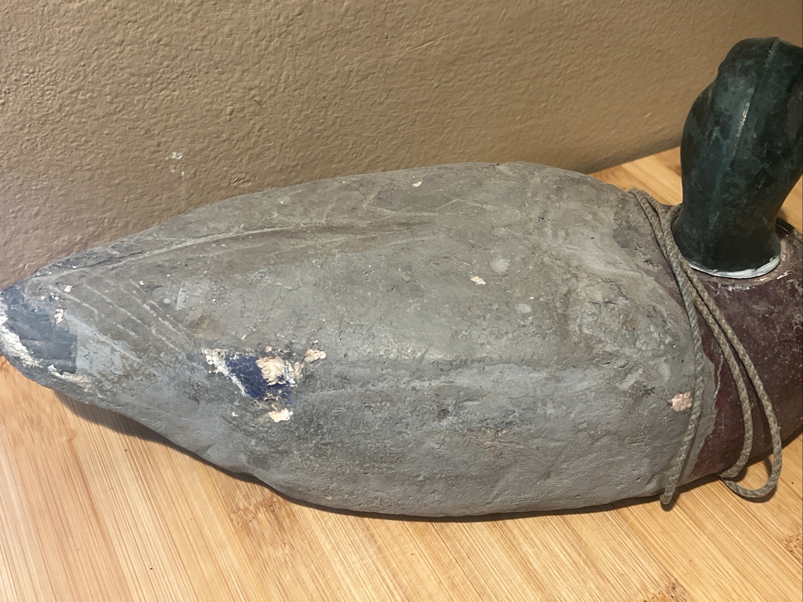 Excellent Old 1950s Rigged Herters Mallard Styrofoam Duck Decoys Waseca MN