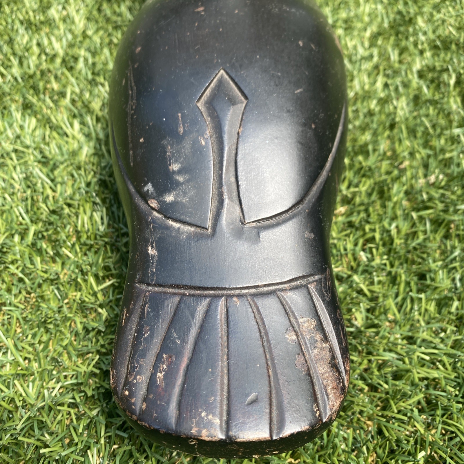 Wooden Duck Decoy 14” Glass Eyes / Metal Beak Hand Carved & Painted