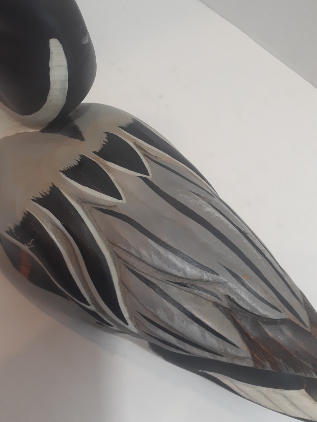 Big Sky Carvers Pintail duck decoy hand carved R. white Bozeman MT artist sign