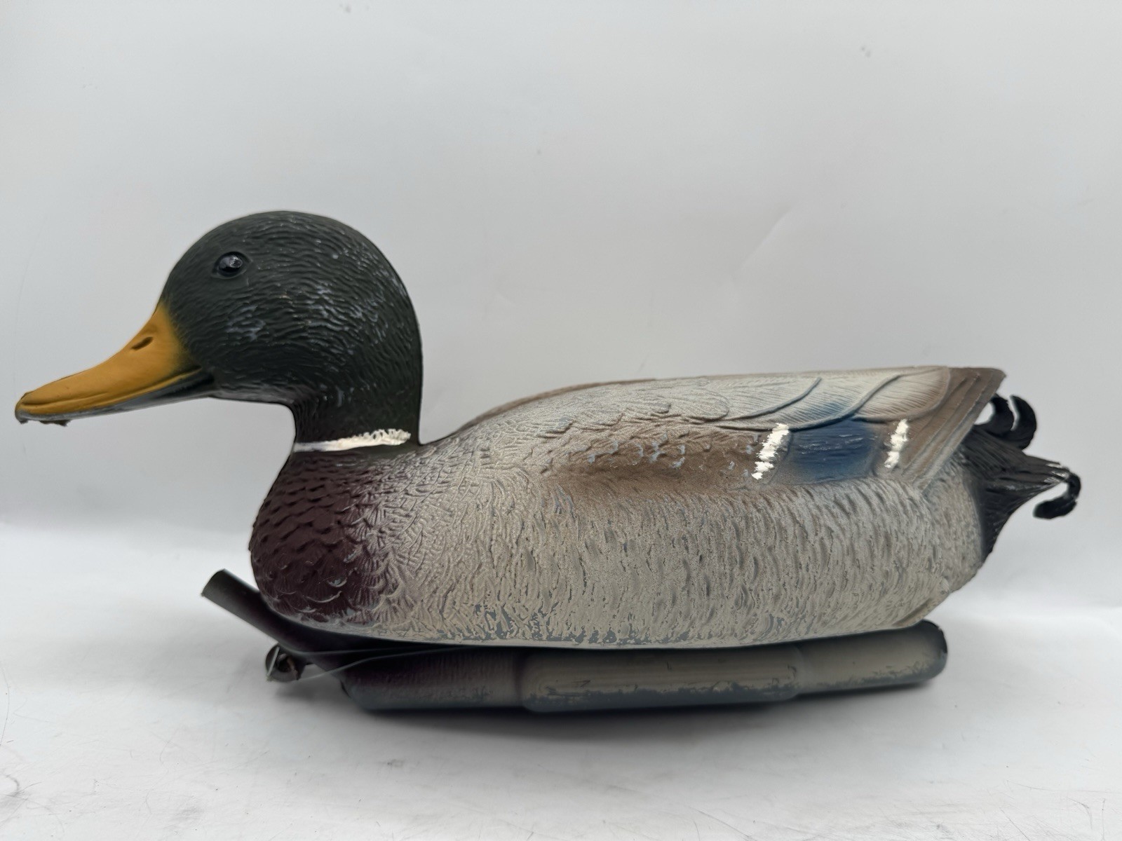 Vintage Carry Lite Mallard Drake Duck Hunting Decoy Sports Plast Italian