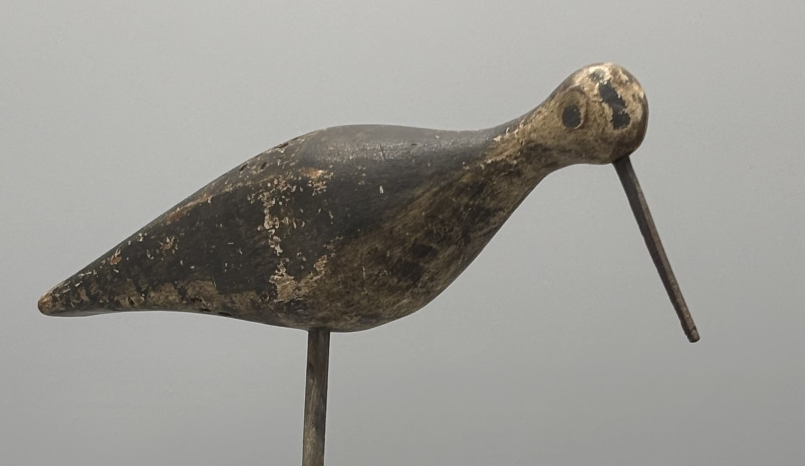 FEEDING POSITION LESSER YELLOWLEGS ANTIQUE SHOREBIRD DECOY