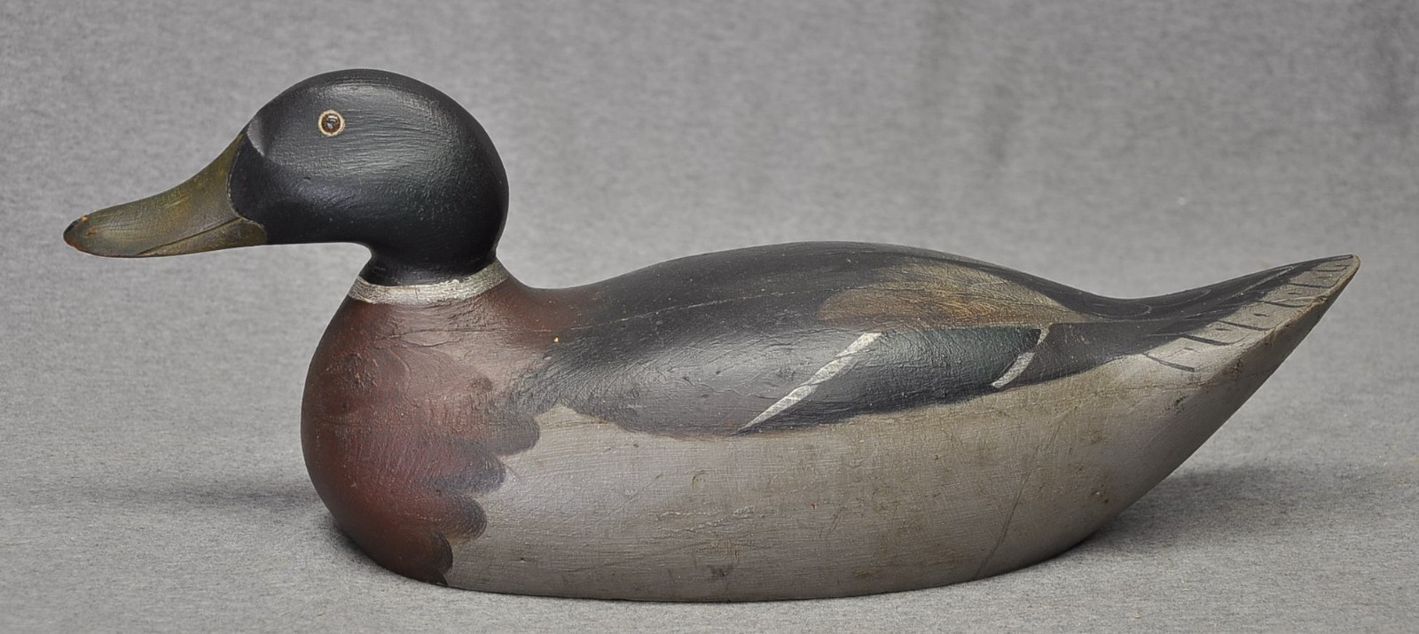 MASON PREMIER GRADE MALLARD DRAKE DUCK DECOY ORIGINAL PAINT NEVER RIGGED