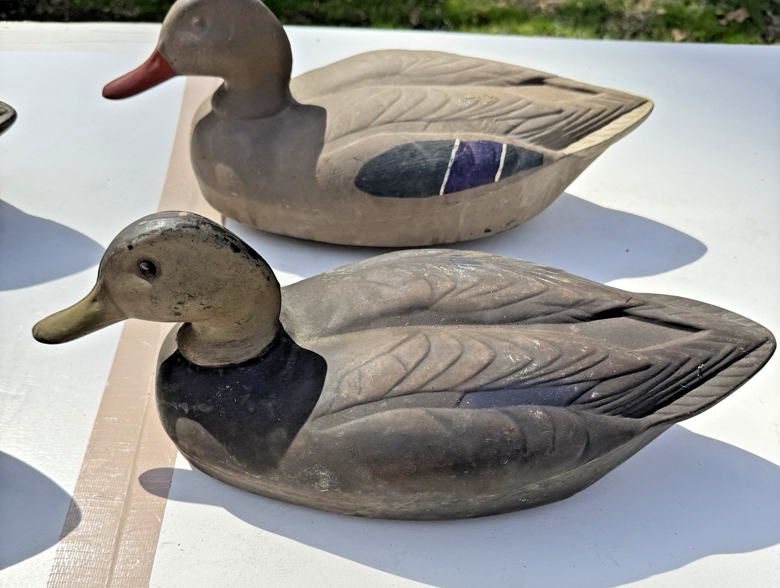 Lot of 6 Vintage Herters Inc Duck Decoys 1960 Durlon & Tenite Waseca Minn USA