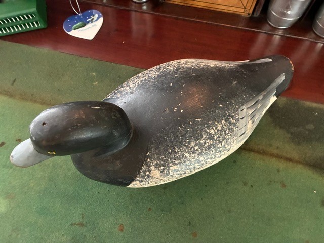 Vintage Bluebill Drake Decoy attributed to Charlie Bryan Middle River, Maryland