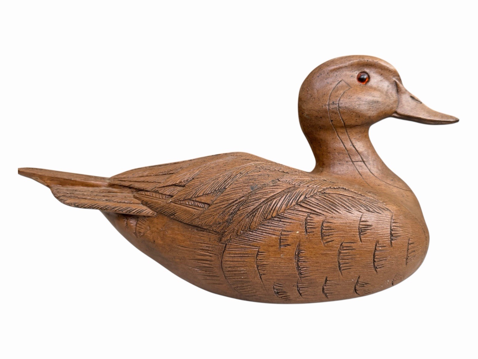 Duck Decoy Composite Numbered #1020 Shelf Sitter 14.5″ L x 5.25″ W x 7″ H