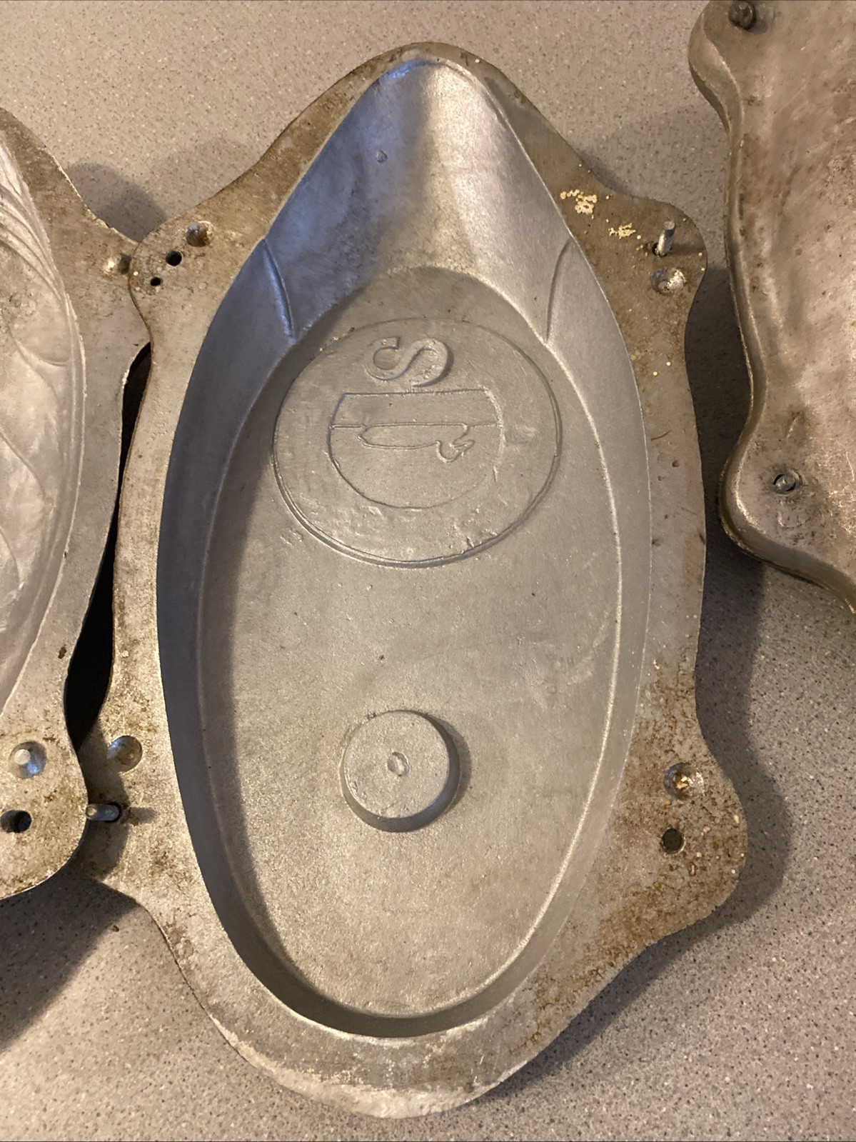 Vintage Cast Aluminum 3 Piece Duck Decoy Mold, Body & More,READ