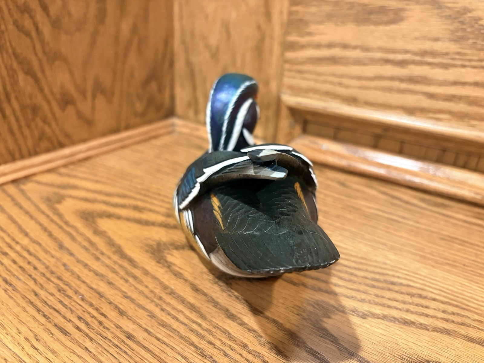 VTG Loon Lake Decoy Co Crow Springs Wood Duck Sculpture Sam Nottleman