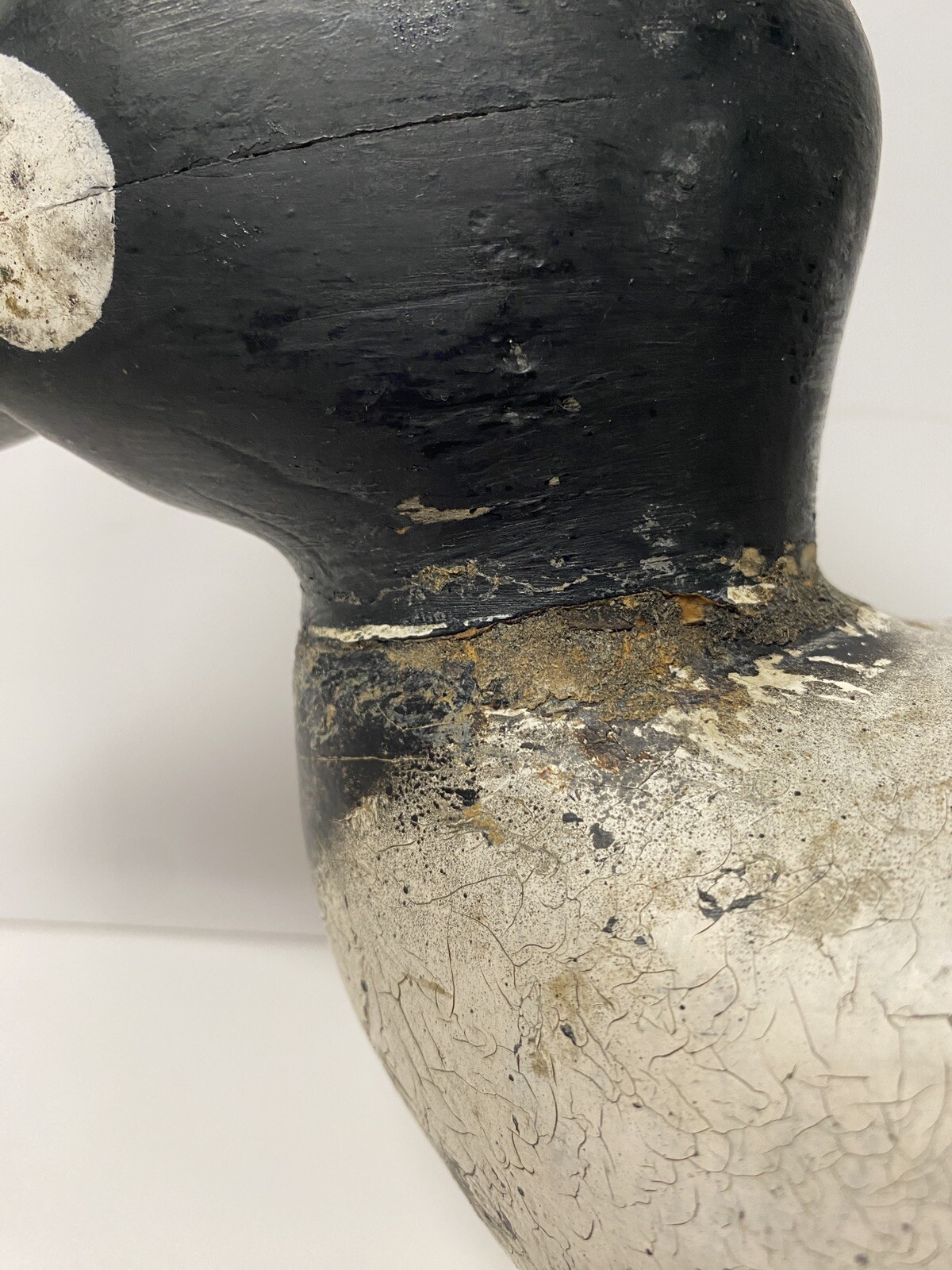 Carved Goldeneye Duck Decoy, Possibly Early Whitney, Unsigned, Weighted Keel.