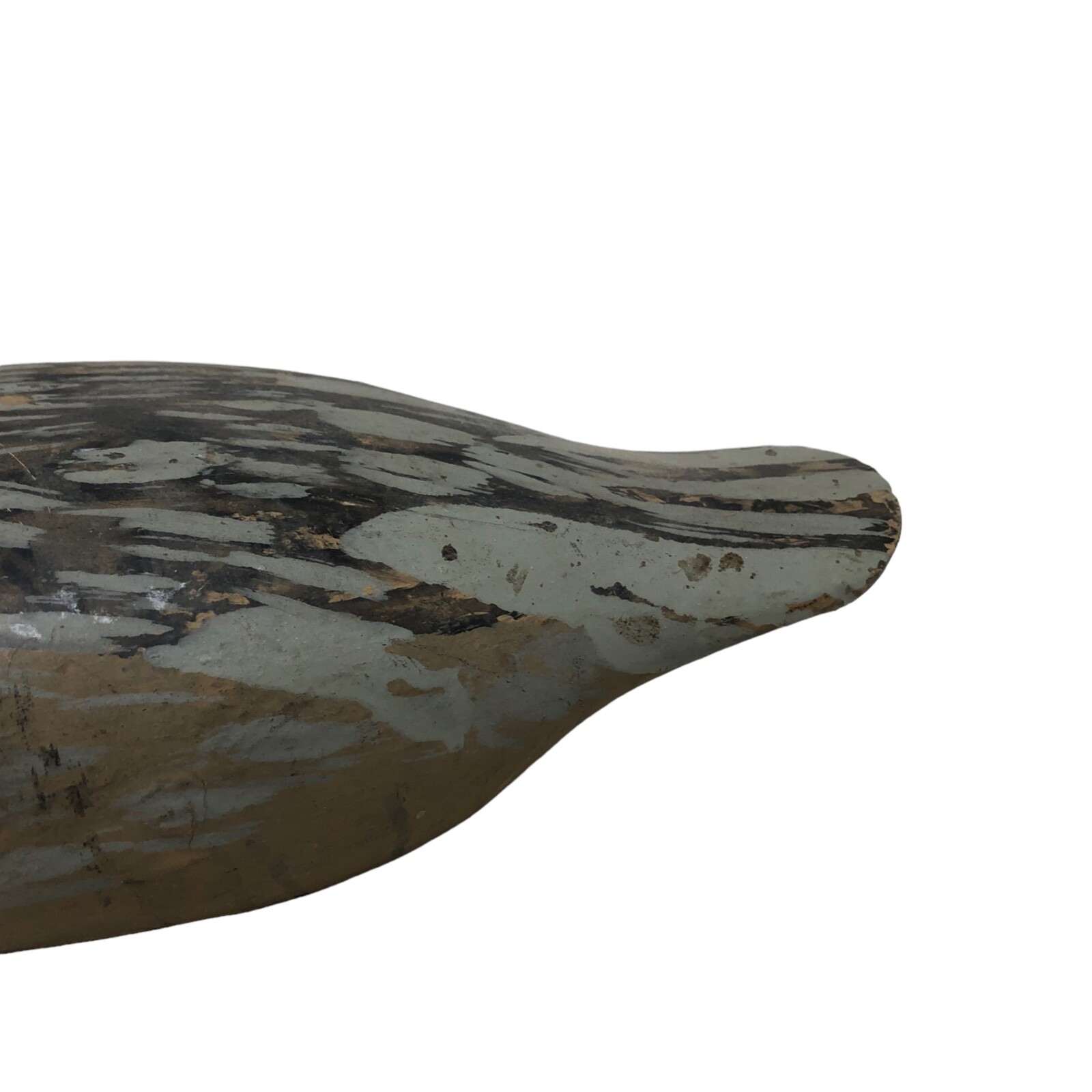VTG Handpainted Gray Blind Duck Decoy Canvasback