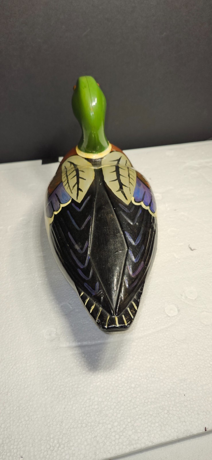 Vintage Mallard Drake Painted Decoy “Victor Majestic Decoys” Animal Trap Co of A