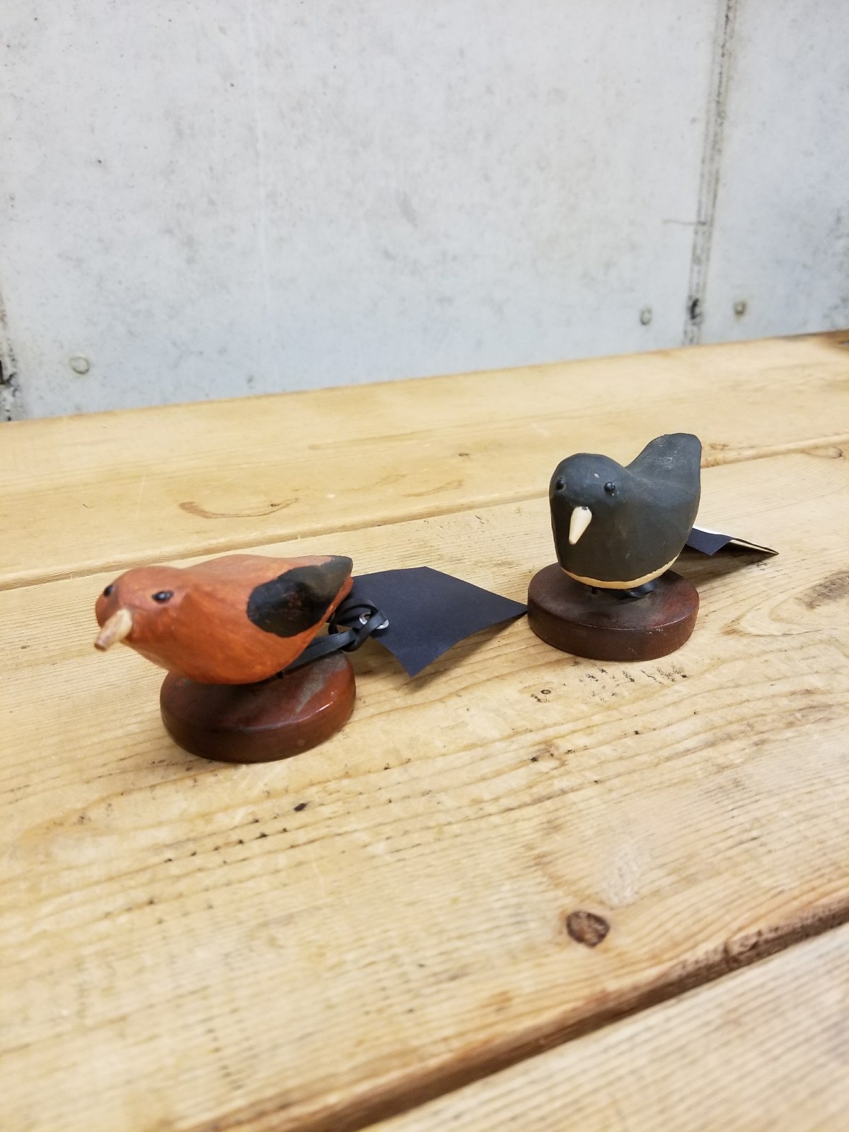 Excellent Pair Of Alfred Gardner Song Birds Full Hingham/Accord Massachusetts