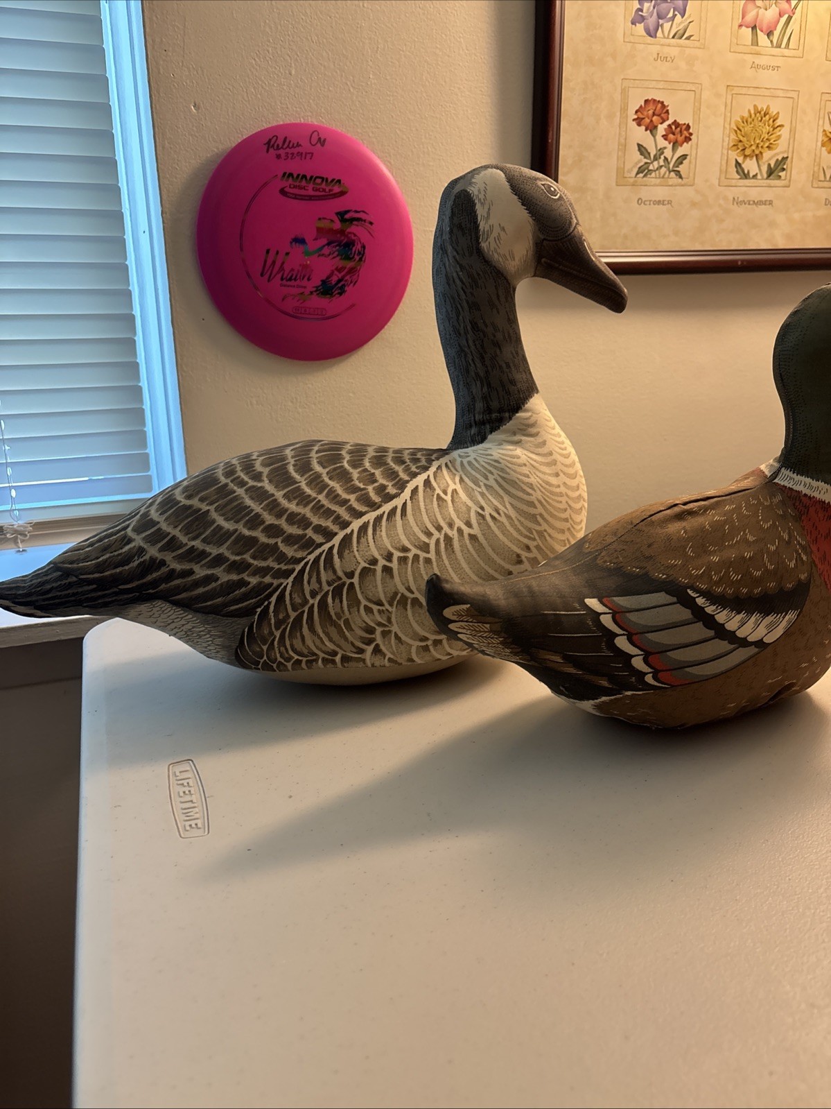 Mallard Duck & Canadian Goose Decoy Fabric-Stuffed – Weighted Door Stops – Good