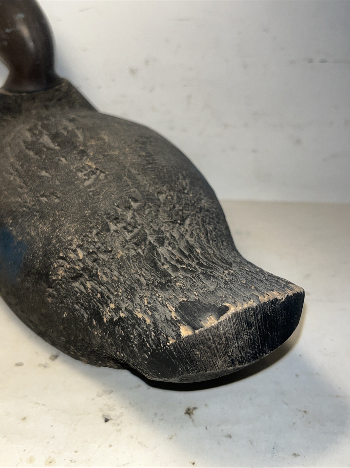 victor factory duck decoy tenite head vintage