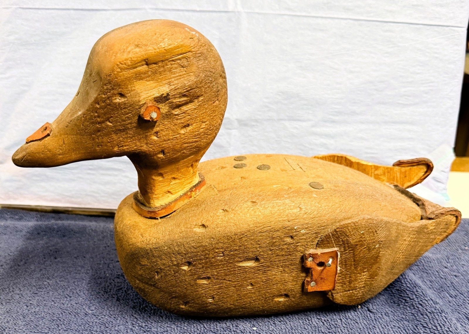 Vintage Duck Decoy – Hand Made Folk Art Wooden Duck Decoy