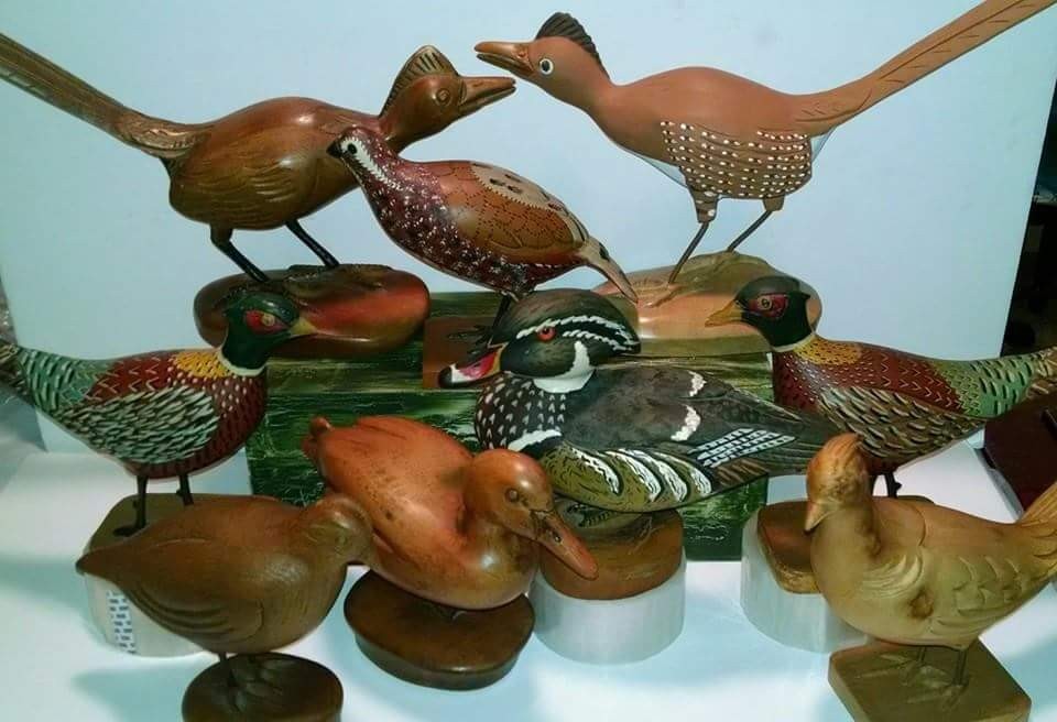 Carved Wooden Bird Folk Art Jacksnipe hunting Style decoy Forslund 1960