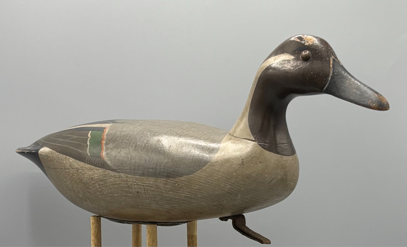 NEW JERSEY ‘TAYLOR JOHNSON STYLE’ PINTAIL PAIR VINTAGE DUCK DECOYS *ORIGINAL PNT
