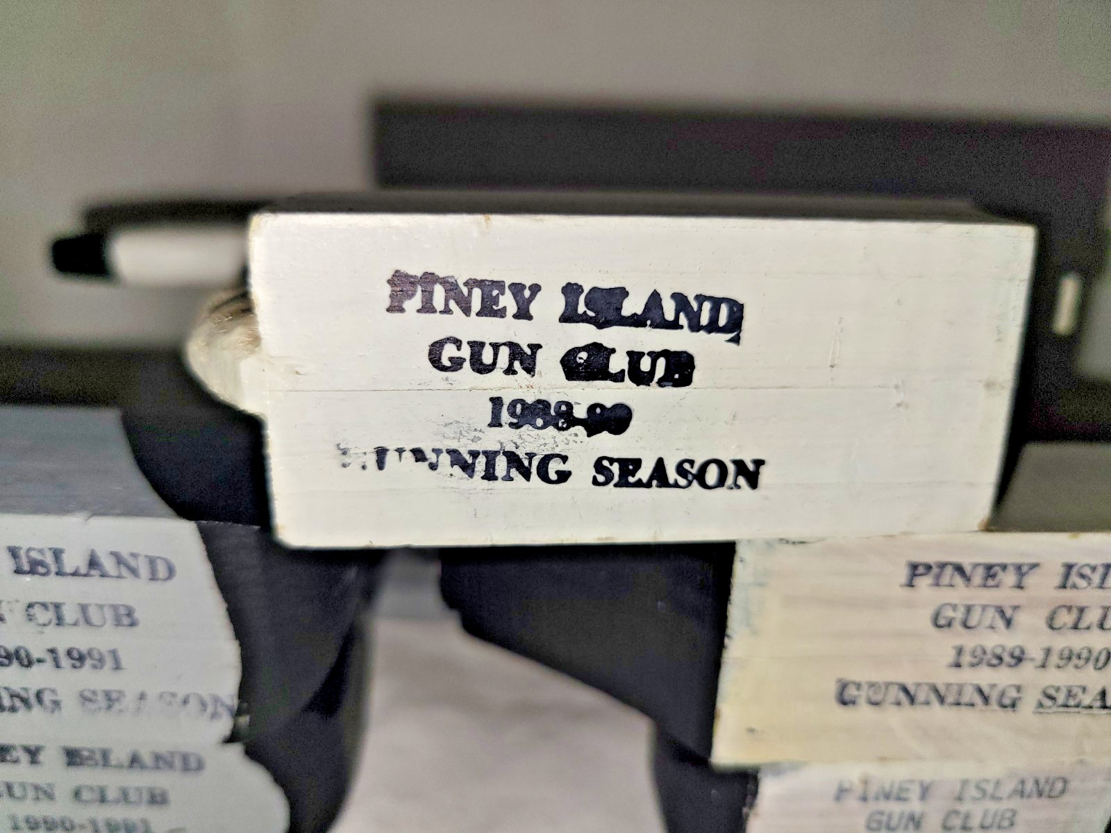 RARE Set of 5 Miniature DECOYS PINEY ISLAND GUN CLUB Currituck NC for Members