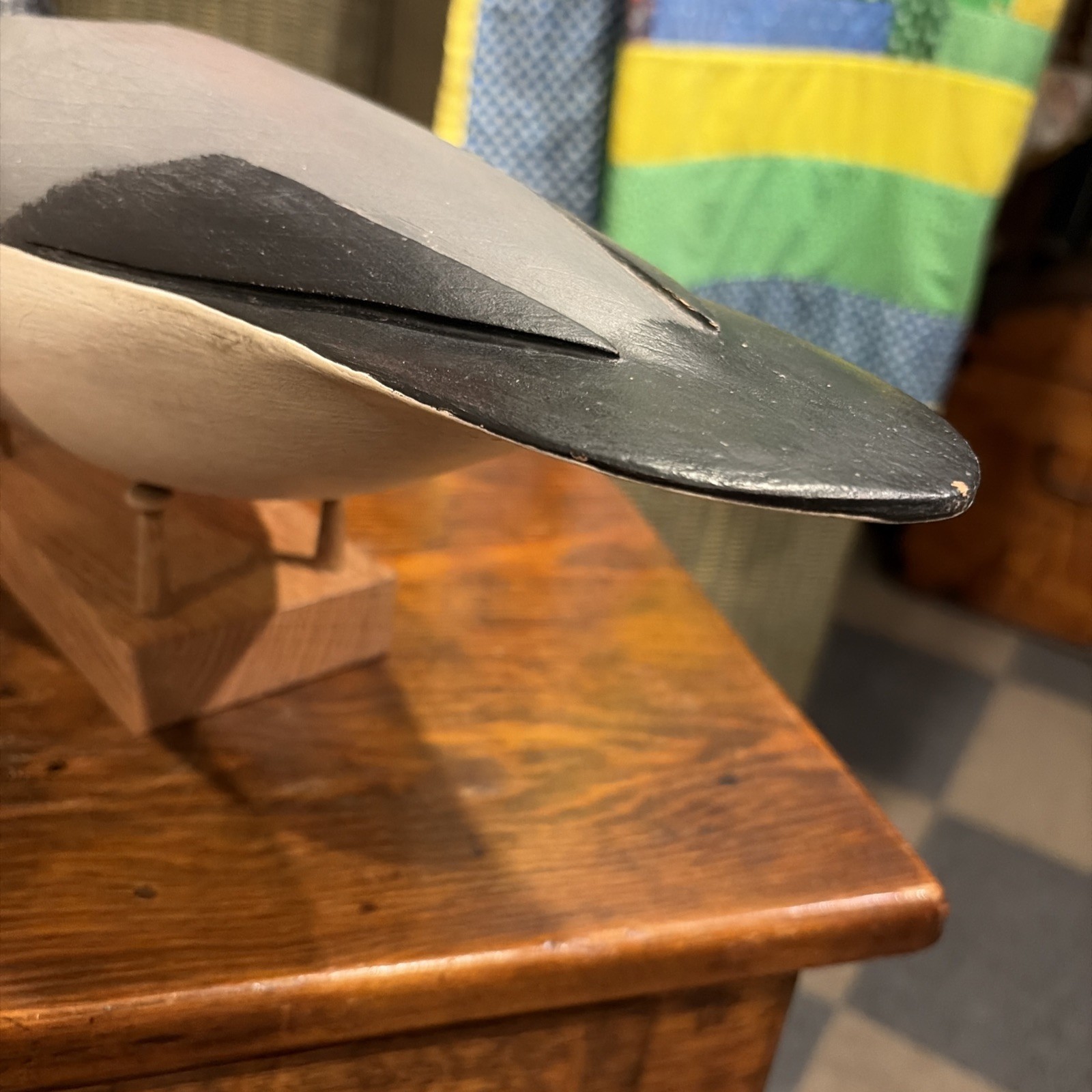 Vintage Hurley Conklin Brant Decoy In Original Paint Manahawkin NJ