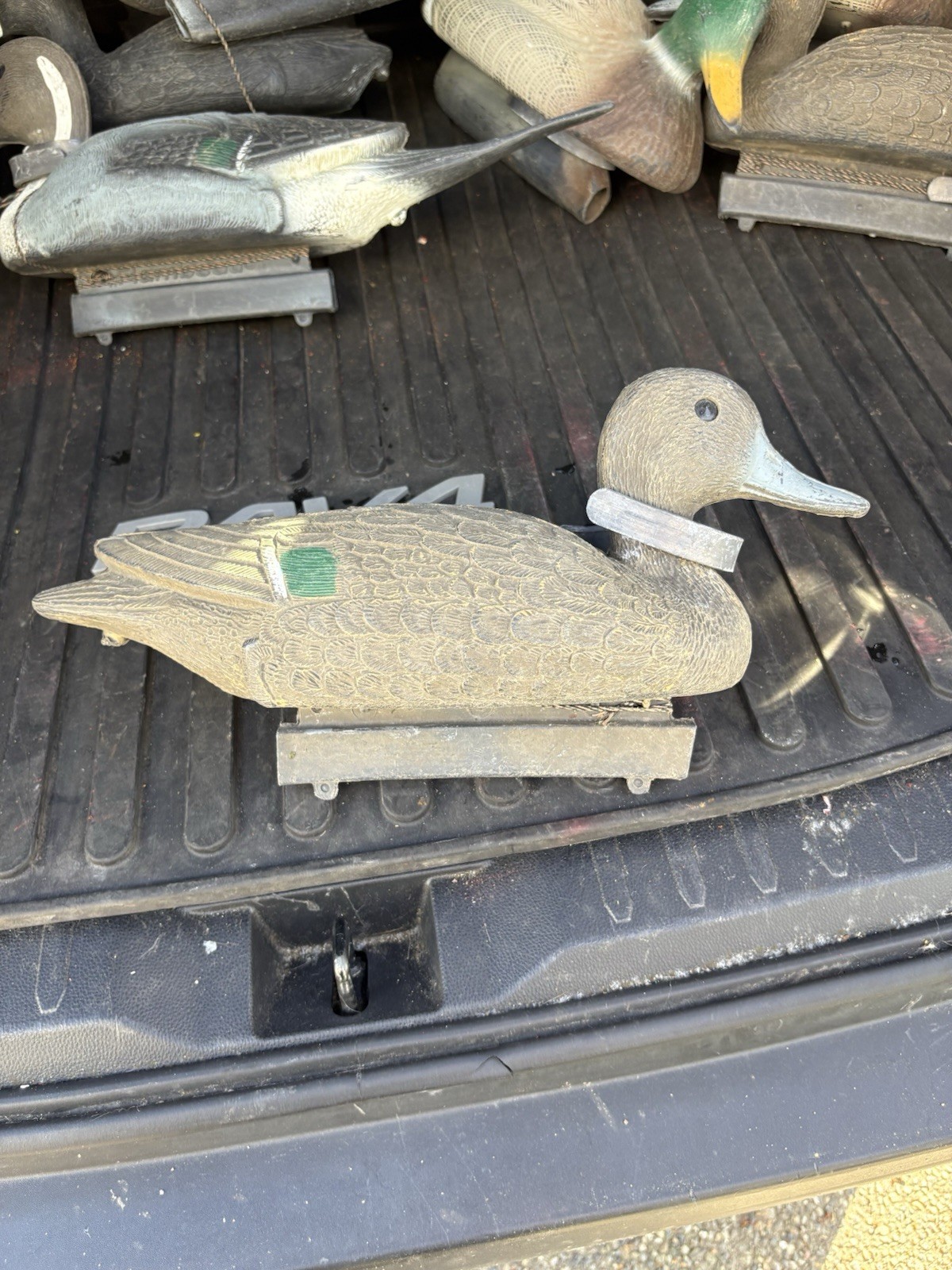 Flambeau Floating Mallard Duck Decoys w Line & Anchor Female Made In USA Decor