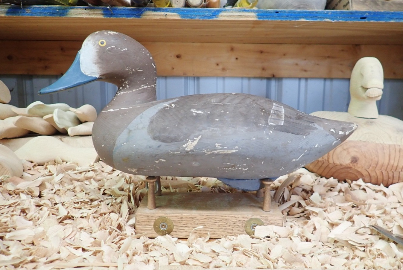 Capt. Harry Jobes Blue Bill Gunning Decoy