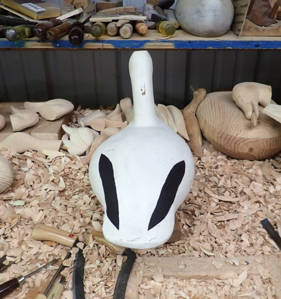 1984 Snow Goose Decoy By Robert “Bob” Litzenberg (1910-1997)